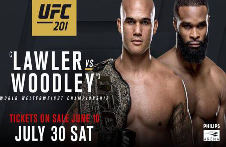 UFC 201: Robbie Lawler vs. Tyron Woodley Full Fight