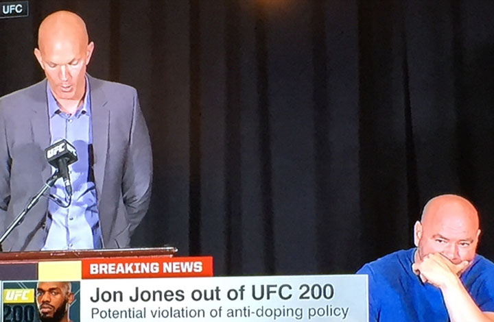 Jon Jones Out Of UFC 200 – Flagged For Doping