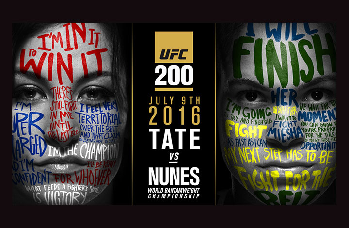 UFC 200: Miesha Tate vs Amanda Nunes Full Fight