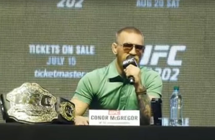 Conor McGregor Predicts The Outcome Of UFC 202