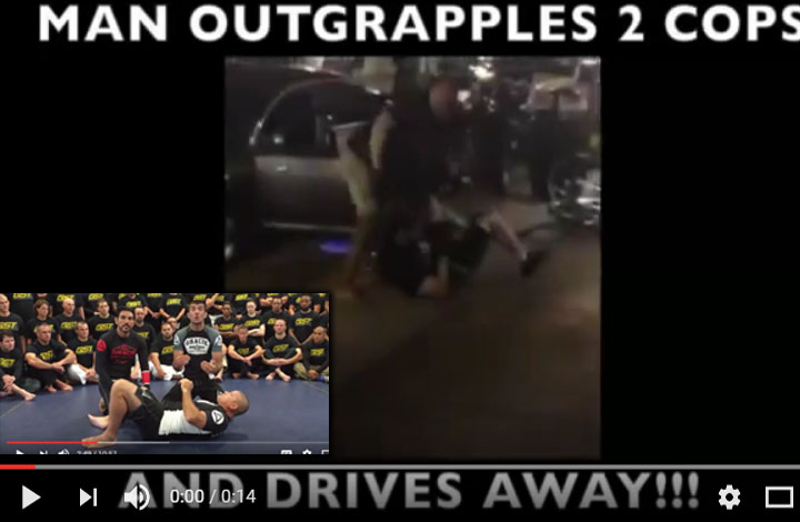 Man Outgrapples Police And Runs Away, Breakdown Edition