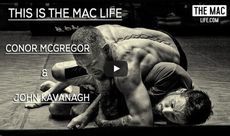Conor McGregor Rolls with 1st Irish BJJ Black Belt John Kavanagh