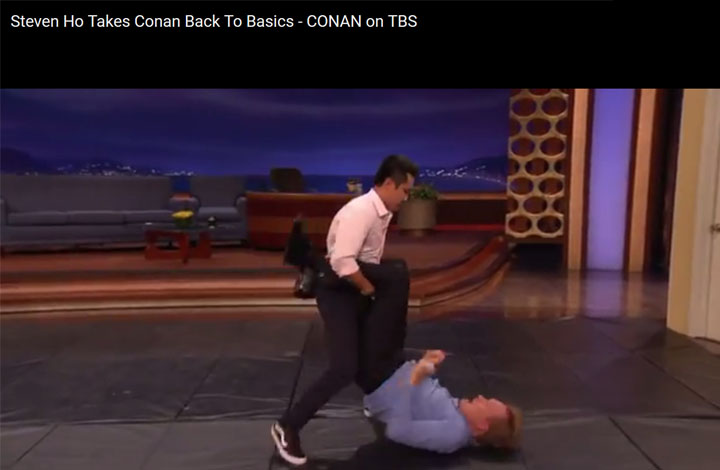 Conan O’Brien Tries His Luck Learning BJJ/MMA Fundamentals