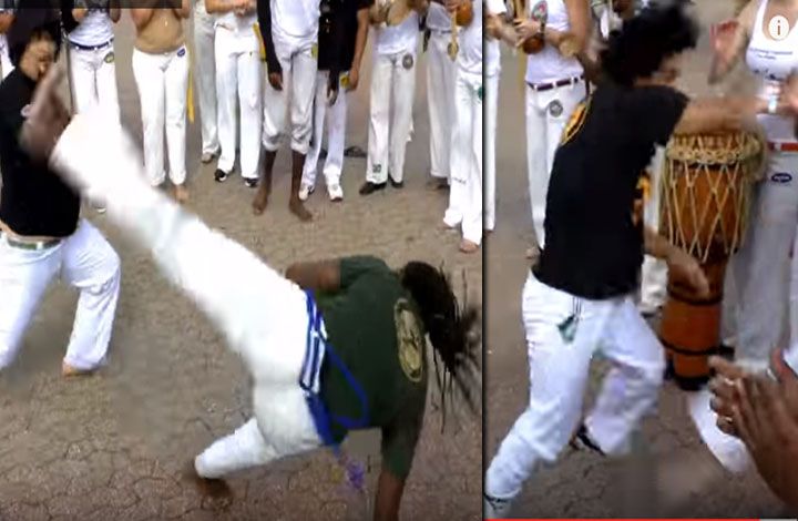 Heckler Gets Dealt With Worth At Capoeira Demonstration