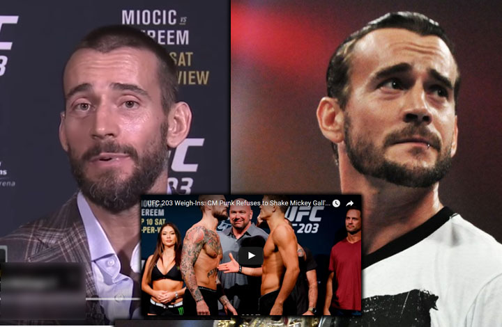 CM Punk Makes Weight In Spite Of Sensational Claims, Refuses Handshake