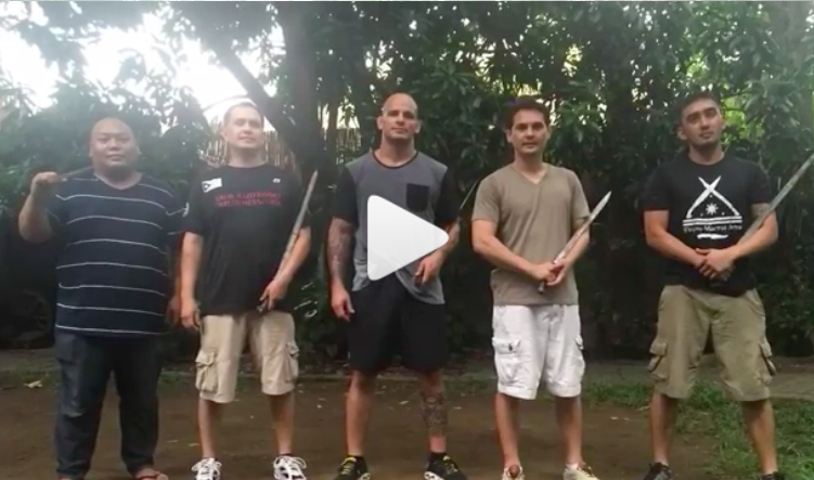 Xande Ribeiro Trains Filipino Martial Art Kali in the Philippines