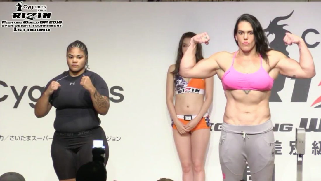 Rizin Weigh In: Gabi Garcia Looking HUGE Next to Opponent