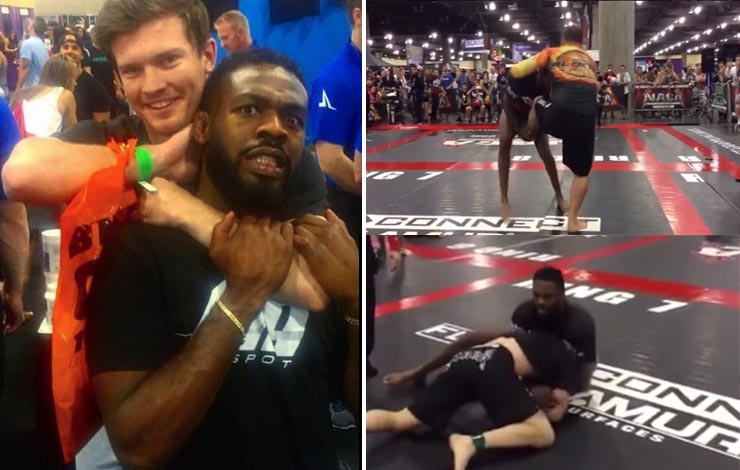 Jon Bones Jones Got Called Out During Autograph Signing To Grappling Matches