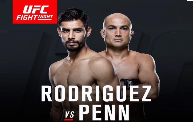 BJ Penn vs Yair Rodriguez  To Headline UFC Phoenix