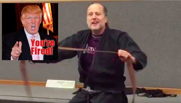 Self Promoted Brown Belt Reacts To Being Fired By Martial Arts School