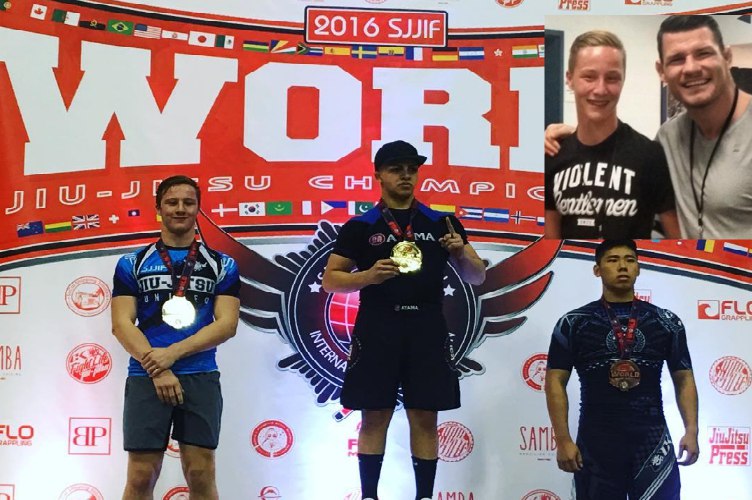 Michael Bisping’s 15-Year-Old Son Gets Silver Medal At SJJIF Championships