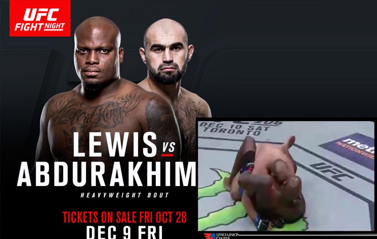 UFC Fight Night 102 – Derrick Lewis vs Shamil Abdurakhimov