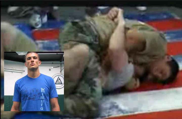 19Yr Old Rener Gracie Sparring with Five U.S. Army Soldiers (Narrated)