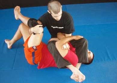 Figure 4. The spider web position. Put yourself in this type of positions and start defending from there.
