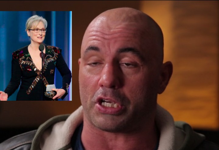 Joe Rogan Hilarious Reaction To Meryl Streep’s MMA Comments