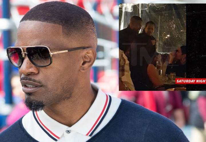 (Video) Actor Jamie Foxx in Altercation, Ends it with Rear Naked Choke