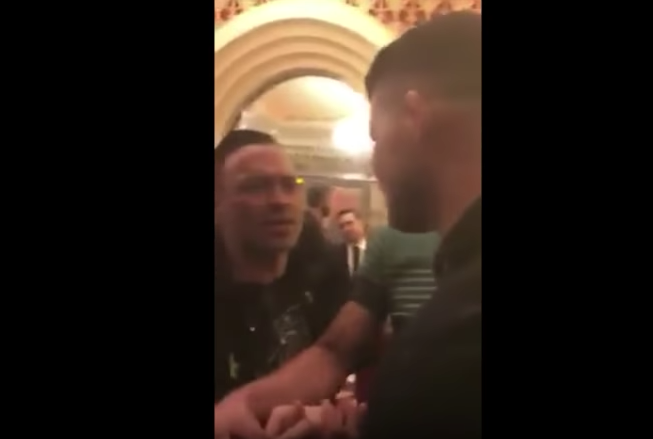 Drunk Michael Bisping Gets in Eddie Bravo’s Face After MMA Awards