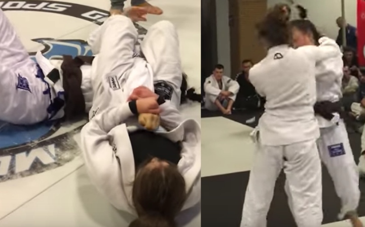 BJJ Girl Punches Other Girl in Competition Then Gets Promoted to Blue Belt