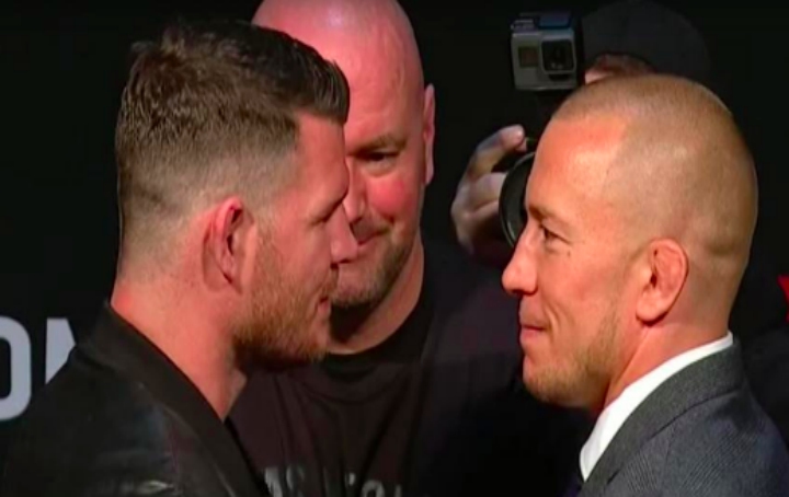 No Respect: Bisping & GSP Face Off For First Time