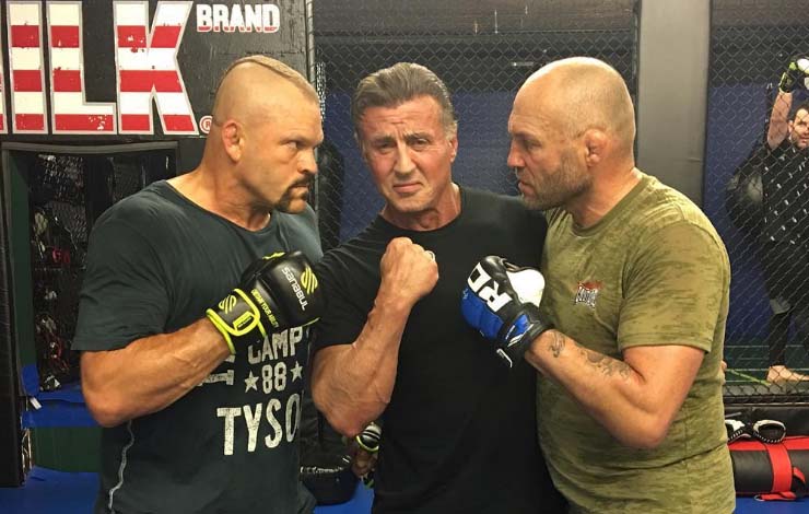 (Video) Randy Couture Grapples With Chuck Liddell In Fresh Footage