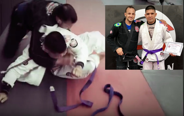 US Marine Gets Surprise Purple Belt Rolling w/ BJJ World Champion
