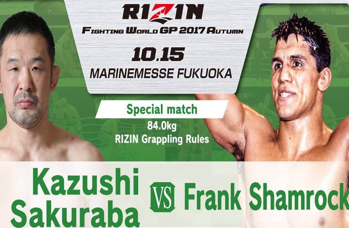 Shamrock to Face Kazushi Sakuraba under grappling rules At Rizin
