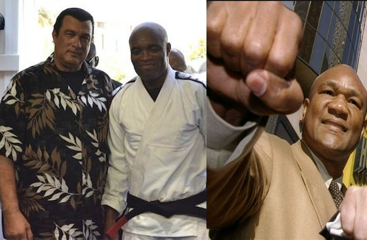 Steven Seagal Got Challenged By George Foreman