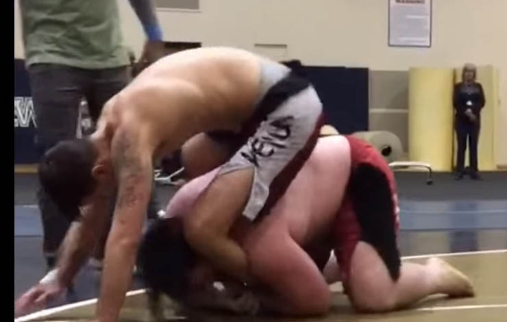 Chad The Beast Hardy (165lb) Goes Against 325lb Wrestler