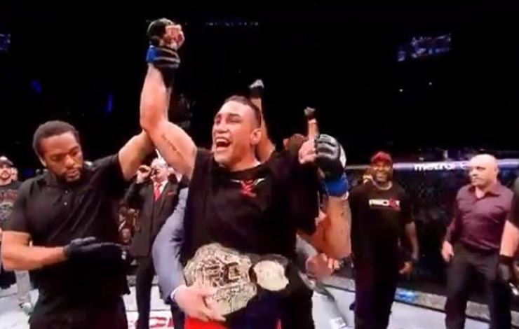 Werdum Fined $600 for Throwing Boomerang at Colby Covington