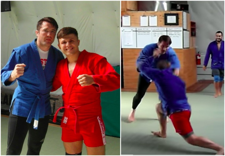Chael Sonnen Trying Out Sambo