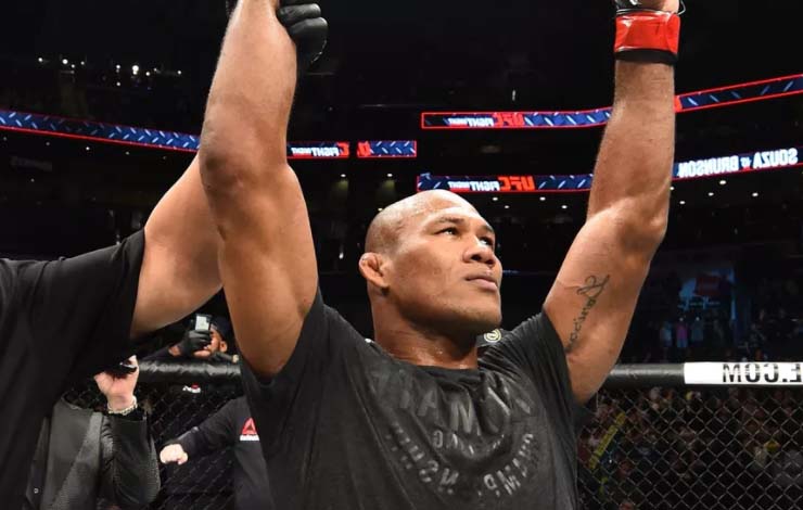 Jacare Scores Convincing KO Victory Over Brunson:  “I Was Just Ready to Win”