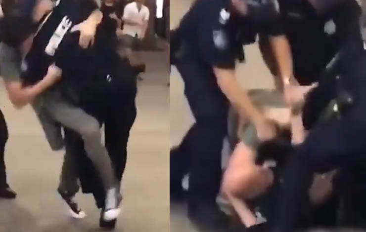 Outside Trip So Good It’s Criminal – Criminal Takes Down Cop With Judo In Australia