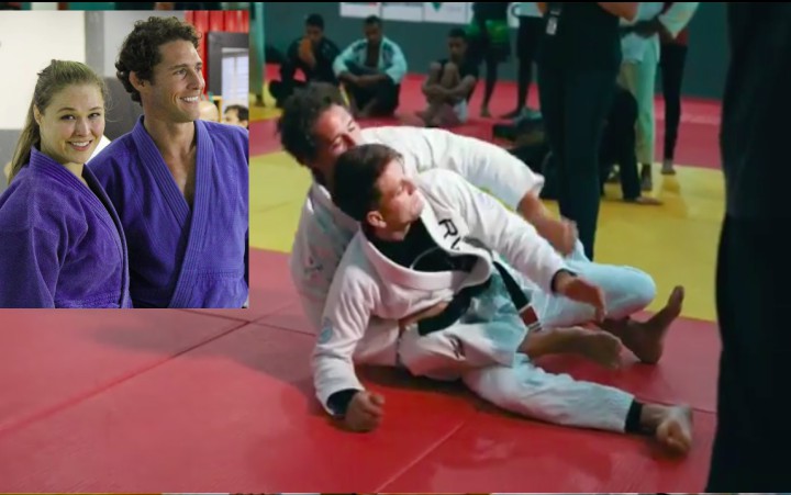 Mendes Bros Training with Judo Great Flavio Canto