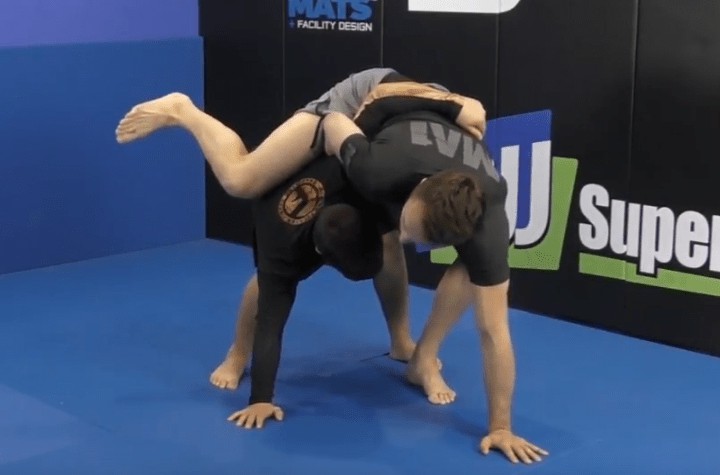 Craig Jones Shows His Flying Triangle Variation (From ADCC On Murilo)