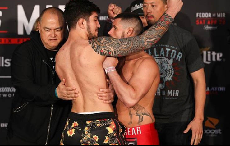 Dillon Danis Gets Uncomfortably Close At Bellator Weigh Ins – 2nd Highest Gate In Bellator History