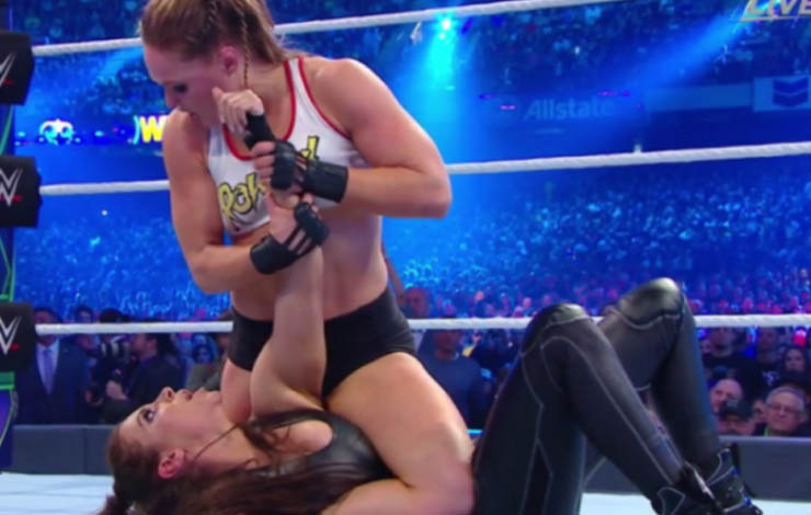 Ronda Rousey Armbars Her Way To Triumphant Wrestlemania Debut