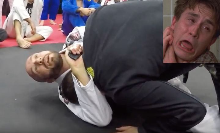 Surprise Your Training Partner w/ this Lapel Loop Choke from Hugo Fevrier
