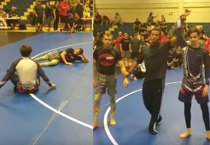Instant Karma: 15yr old Kid Submits Purple Belt Who Taunted Him