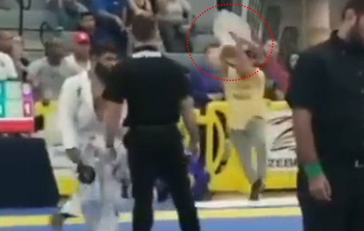 Instructor Filmed Throwing a Chair At a 19-year-old White Belt Competitor Who Defeated His Student