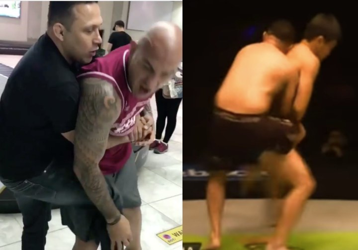 Renzo Gracie Hit the Broomstick Takedown That He Showed in The Airport Earlier This Year