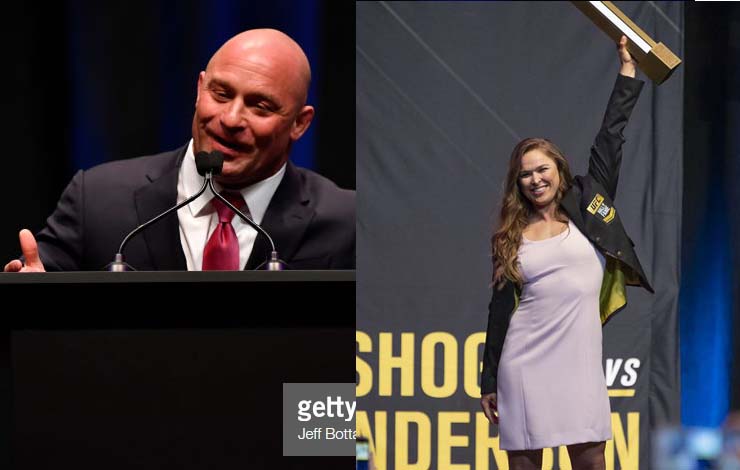 Matt Serra And Ronda Rousey Inducted in UFC Hall Of Fame
