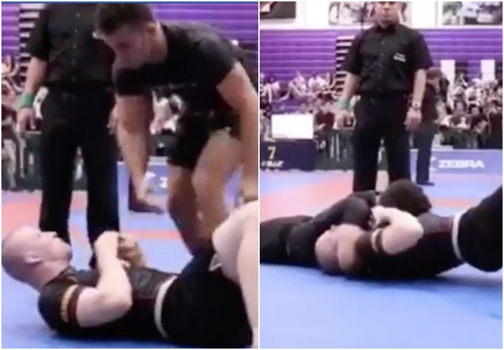 Guy Pretends That The Match is Over Then Goes For A Submission