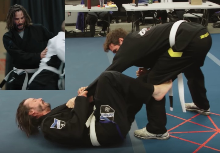 Keanu Reeves Brazilian JIu-Jitsu Training for ‘John Wick 3’ Behind The Scenes