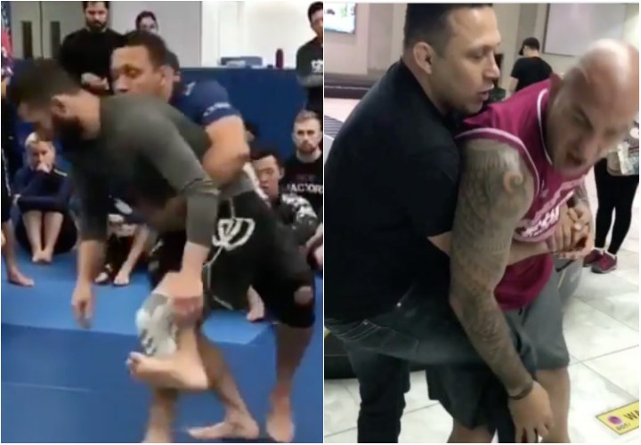 Renzo Gracie Teaches the Broomstick Takedown That He Showed in The Airport Earlier This Year
