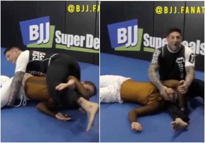 Instructor Accidentally Chokes Out Female Student & They Both Laugh About it