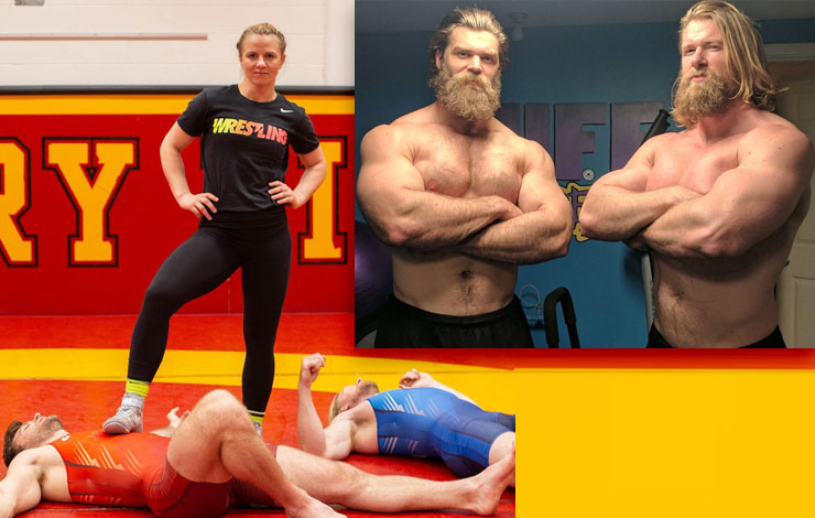 Can Buff Dudes survive an Olympic wrestling workout?
