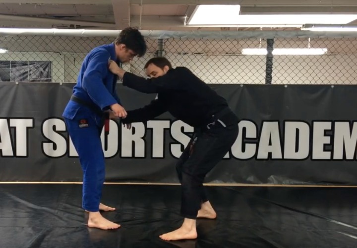 Use The Belt! Superior Belt Grab Guard Pull To Sweep