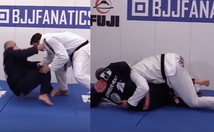 Counter The Guard Pull with a Folding Pass with Marcus Buchecha
