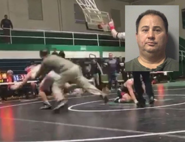 Father Arrested After Tackling His Son’s Opponent at a Wrestling Match