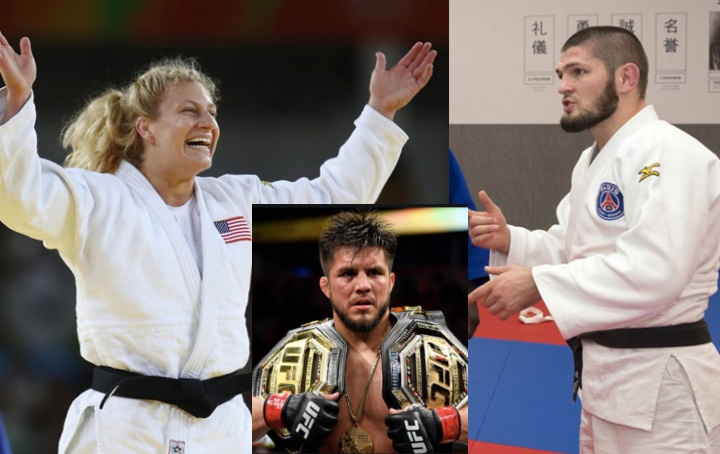 Khabib, Cejudo & Kayla Harrison Debate Judo or Wrestling, Which is Harder?